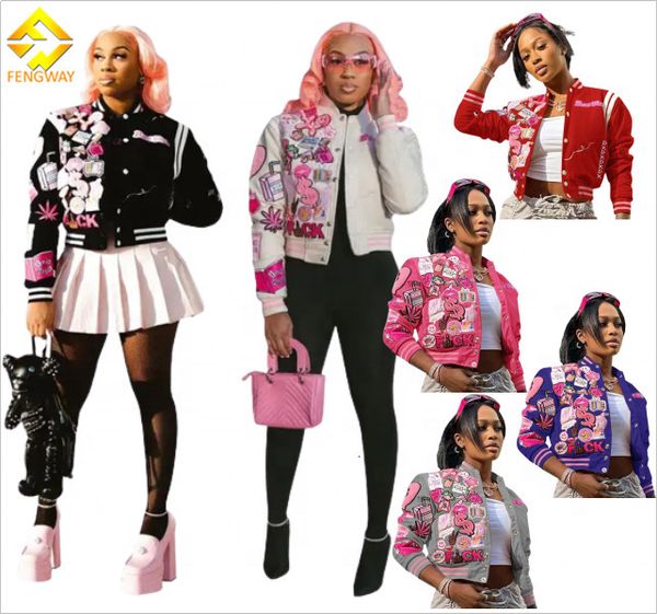 women's jackets women's african clothing spring jacket letter printed baseball uniform coat pilot jacket 230803, Black;brown
women's jackets women's african clothing spring jacket letter printed baseball uniform coat pilot jacket 230803, Black;brown