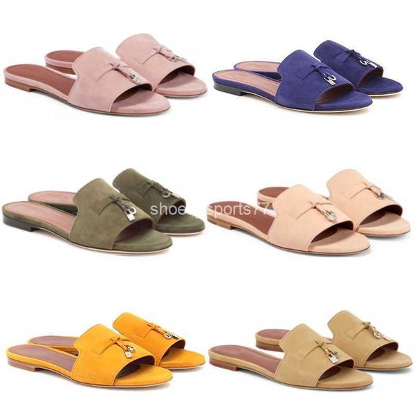 lp womens designer sandals summer casual classic walk beach sliders luxury suede shoe comfort flats, Black
lp womens designer sandals summer casual classic walk beach sliders luxury suede shoe comfort flats, Black