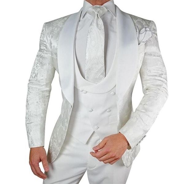 men s suits blazers white floral wedding tuxedo for groom 3 pieces slim fit men with satin shawl lapel custom male fashion costume6282763, White;black
men s suits blazers white floral wedding tuxedo for groom 3 pieces slim fit men with satin shawl lapel custom male fashion costume6282763, White;black