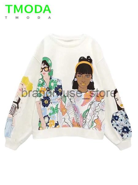 women's hoodies sweatshirts tmoda 2022 women girls print casual loose cotton jogging sweatshirts female o neck lantern sleeve chic pull, Black
women's hoodies sweatshirts tmoda 2022 women girls print casual loose cotton jogging sweatshirts female o neck lantern sleeve chic pull, Black