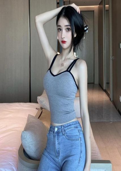 women039s tshirt summer camisole with chest pad is thin and versatile bottoming r niche49766922648127, White
women039s tshirt summer camisole with chest pad is thin and versatile bottoming r niche49766922648127, White