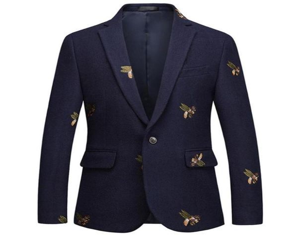bee embroidery blazer slim fit masculino abiti uomo wedding prom tweed wool for men stylish suit jacket2741893, White;black
bee embroidery blazer slim fit masculino abiti uomo wedding prom tweed wool for men stylish suit jacket2741893, White;black