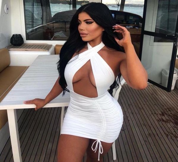 drawstring halter neck party dresses ruched bandage club night birthday outfit women skinny mini summer dress 0119094188148, Black;gray
drawstring halter neck party dresses ruched bandage club night birthday outfit women skinny mini summer dress 0119094188148, Black;gray