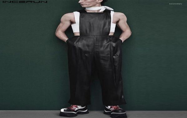 men039s pants 2022 american style men39s leather jumpsuit casual streetwear male solid allmatch simple comfortable overalls3441740, Black
men039s pants 2022 american style men39s leather jumpsuit casual streetwear male solid allmatch simple comfortable overalls3441740, Black