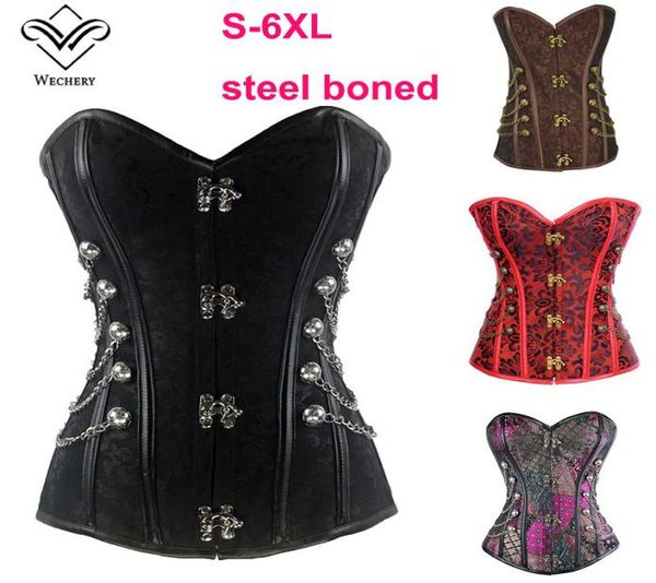 steampunk corset with clasp fasteners/ chain steel bone corset waist training gothic bustier with round buckle body shaper ps size4662732, Black;white
steampunk corset with clasp fasteners/ chain steel bone corset waist training gothic bustier with round buckle body shaper ps size4662732, Black;white