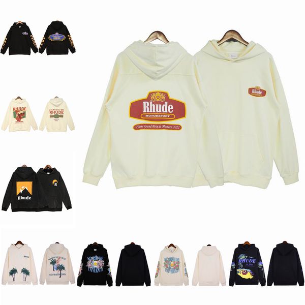 2023 rhude hoodies mens women hoodie designer luxury long sleeve fashion hoodie hip hop casual sweatshirts with printing size s-xl, Black
2023 rhude hoodies mens women hoodie designer luxury long sleeve fashion hoodie hip hop casual sweatshirts with printing size s-xl, Black