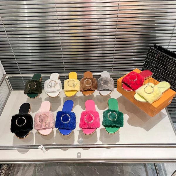 designer slippers women leather slides mental buckle sandals plush flats thick bottom mules embroidered rubber scuffs hz, Black
designer slippers women leather slides mental buckle sandals plush flats thick bottom mules embroidered rubber scuffs hz, Black