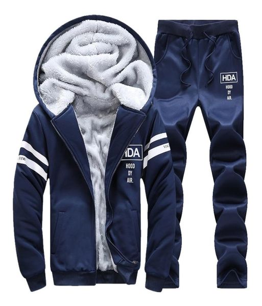 men 2 pcs set thick fleece lined hoodie and sweatpant sets male casual tracksuit winter zipper windbreak warm outwear brand 2012047046000, Gray
men 2 pcs set thick fleece lined hoodie and sweatpant sets male casual tracksuit winter zipper windbreak warm outwear brand 2012047046000, Gray