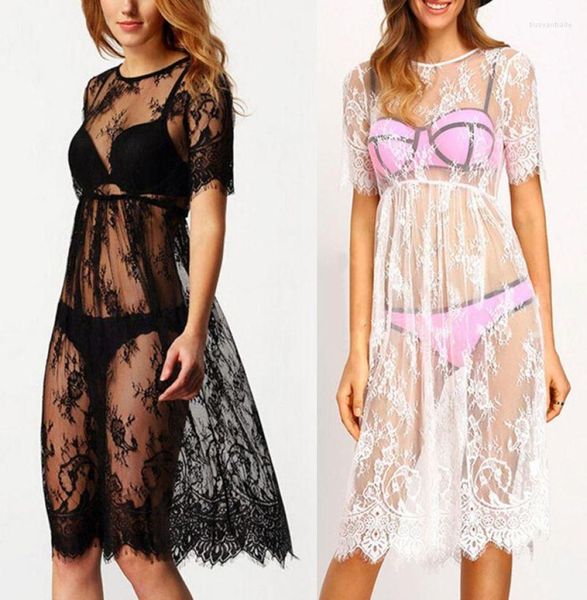 women039s swimwear women039s women short sleeve bikini cover up seethrough eyelash lace beach dress9578630, White;black
women039s swimwear women039s women short sleeve bikini cover up seethrough eyelash lace beach dress9578630, White;black