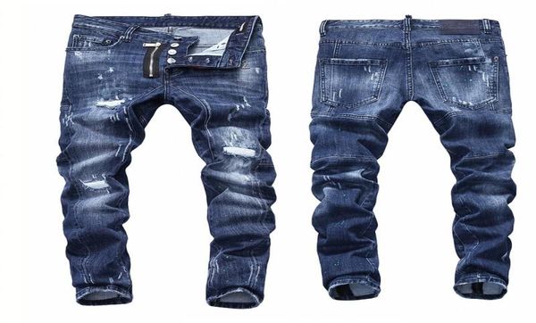 men039s jeans european american style men hole straight zipper slim blue denim pencil pants for6476449
men039s jeans european american style men hole straight zipper slim blue denim pencil pants for6476449