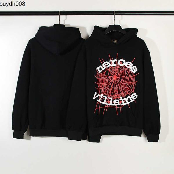 men's hoodies sweatshirts rocky star same style men's and women's plush hoodie sp5der 555555 spider web hoodie couple coat, Black
men's hoodies sweatshirts rocky star same style men's and women's plush hoodie sp5der 555555 spider web hoodie couple coat, Black