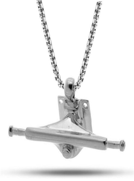 hip hop jewelry street accessories skateboard bracket pendant necklace hiphop sports jewelry 316l stainless steel skateboard truck9800922, Silver 
hip hop jewelry street accessories skateboard bracket pendant necklace hiphop sports jewelry 316l stainless steel skateboard truck9800922, Silver