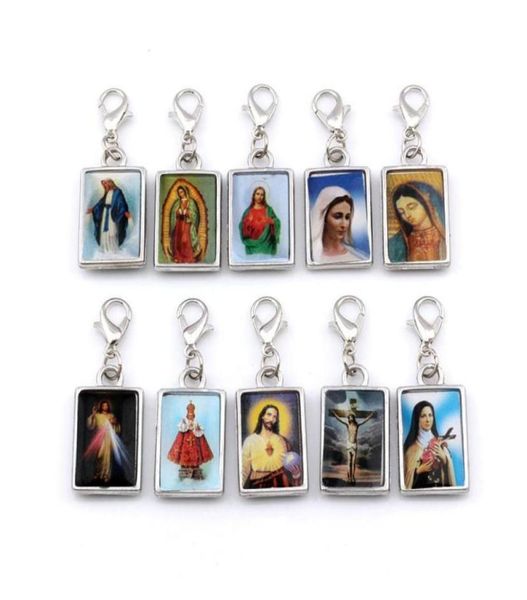 50pcs double sided jesus christ icon floating lobster clasps charm pendant for jewelry making bracelet necklace diy accessories a49289600, Bronze;silver
50pcs double sided jesus christ icon floating lobster clasps charm pendant for jewelry making bracelet necklace diy accessories a49289600, Bronze;silver