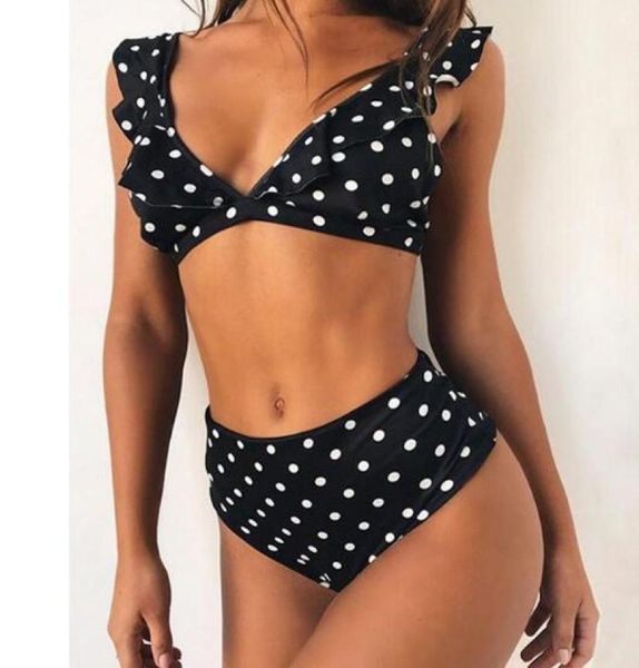 high waist bikini women swimwear push up swimsuit ruffle bathing suit polka dot biquinis summer beach wear female7050613
high waist bikini women swimwear push up swimsuit ruffle bathing suit polka dot biquinis summer beach wear female7050613