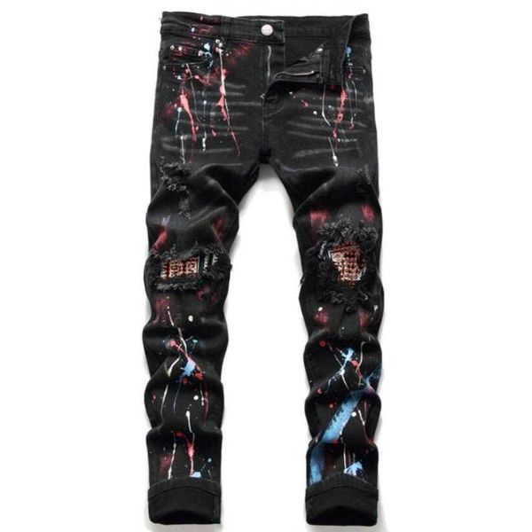 designer men's jeans with stretch hombre letter star men embroidery patchwork ripped for trend brand motorcycle pants for mens skinny, Blue
designer men's jeans with stretch hombre letter star men embroidery patchwork ripped for trend brand motorcycle pants for mens skinny, Blue