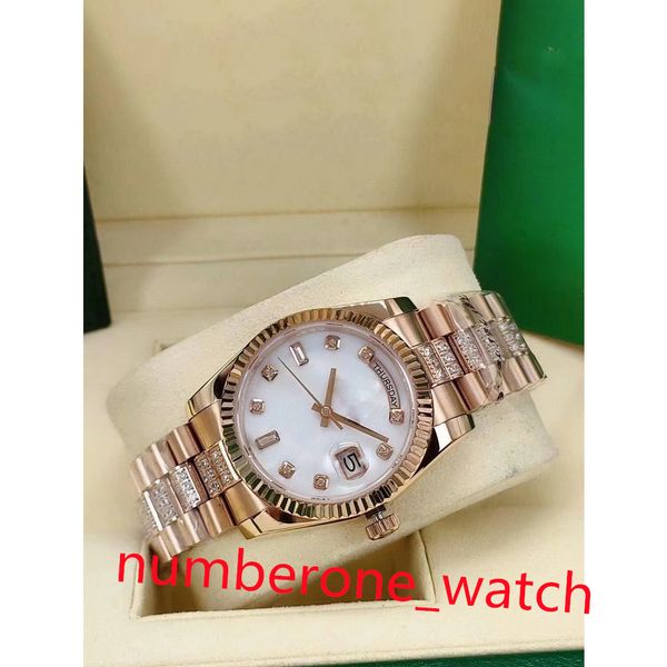 waterproof watches rose gold diamond strap 36mm automatic watchs moissanite designer watch stainless steel sapphire glass wristwatch, Slivery;brown
waterproof watches rose gold diamond strap 36mm automatic watchs moissanite designer watch stainless steel sapphire glass wristwatch, Slivery;brown