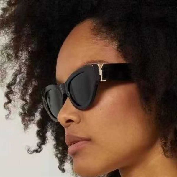 luxury sunglasses for women and men designer y slm6090 same style glasses classic cat eye narrow frame butterfly glasses with box, White;black
luxury sunglasses for women and men designer y slm6090 same style glasses classic cat eye narrow frame butterfly glasses with box, White;black