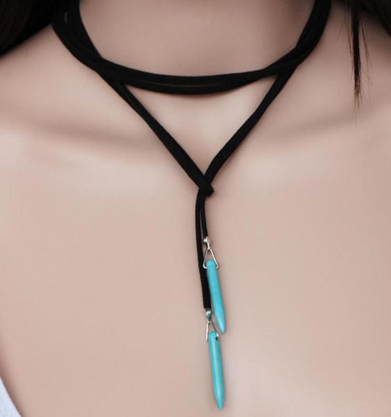 retro bohemian velvet natural turquoise boho necklace pendant sweater choker necklace jewelry36000036850084, Silver
retro bohemian velvet natural turquoise boho necklace pendant sweater choker necklace jewelry36000036850084, Silver