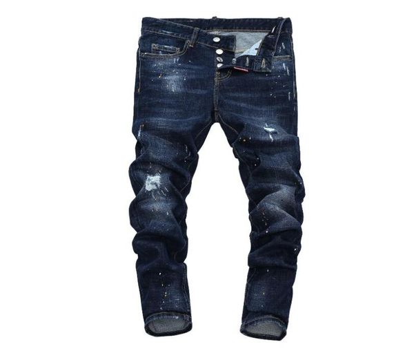designer spring and autumn men039s pants style men039s jeans men039s perforated jeans blue cotton fashion tights3479138
designer spring and autumn men039s pants style men039s jeans men039s perforated jeans blue cotton fashion tights3479138