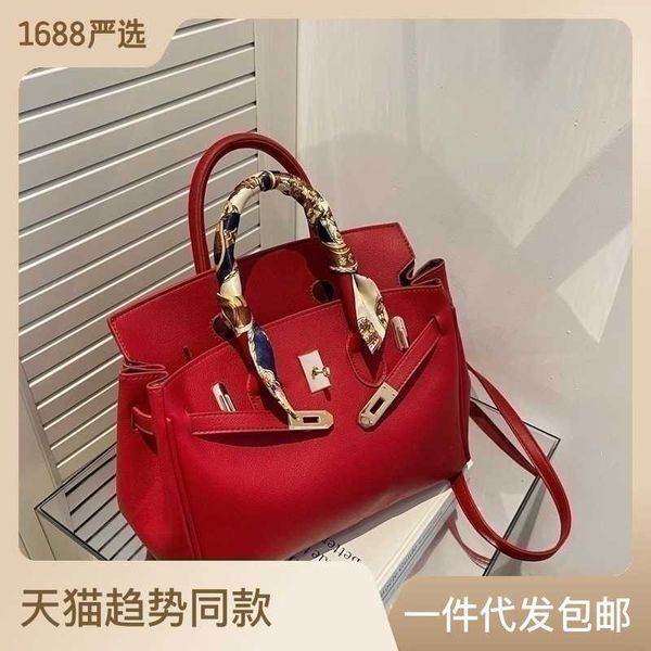 h ermes brikis's for women red bag women's handheld bride fashion wedding classic capacity temperament crossbody with real logo
h ermes brikis's for women red bag women's handheld bride fashion wedding classic capacity temperament crossbody with real logo
