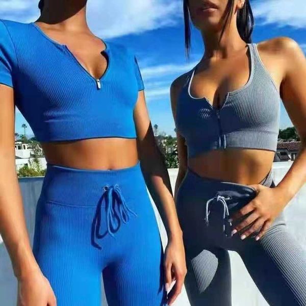 yoga clothes new fitness fast drying zipper sports bra high waist pants seamless hip lifting women's tight yoga pants, White;red
yoga clothes new fitness fast drying zipper sports bra high waist pants seamless hip lifting women's tight yoga pants, White;red