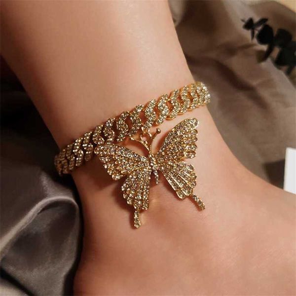 men women hop iced out bling butterfly pendant anklet with 12mm miami cuban chain charm fashion jewelry gift 230719, Red;blue
men women hop iced out bling butterfly pendant anklet with 12mm miami cuban chain charm fashion jewelry gift 230719, Red;blue