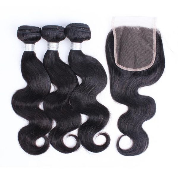 3 bundles with 44 lace closure peruvian remy hair extension body wave natural color brazilian indian malaysian virgin human hair 5025291, Black;brown
3 bundles with 44 lace closure peruvian remy hair extension body wave natural color brazilian indian malaysian virgin human hair 5025291, Black;brown