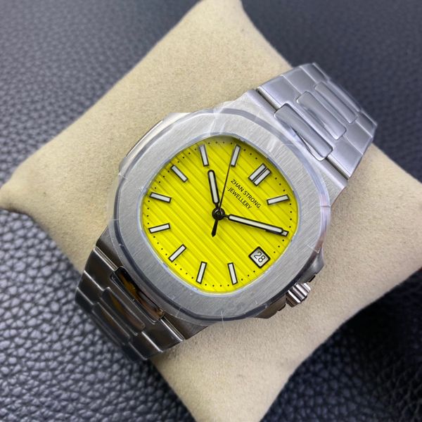 men's watches fashion designer wristwatch 40mm automatic mechanical full stainless steel strap yellow blue dial man watch qualtiy sport, Slivery;brown
men's watches fashion designer wristwatch 40mm automatic mechanical full stainless steel strap yellow blue dial man watch qualtiy sport, Slivery;brown