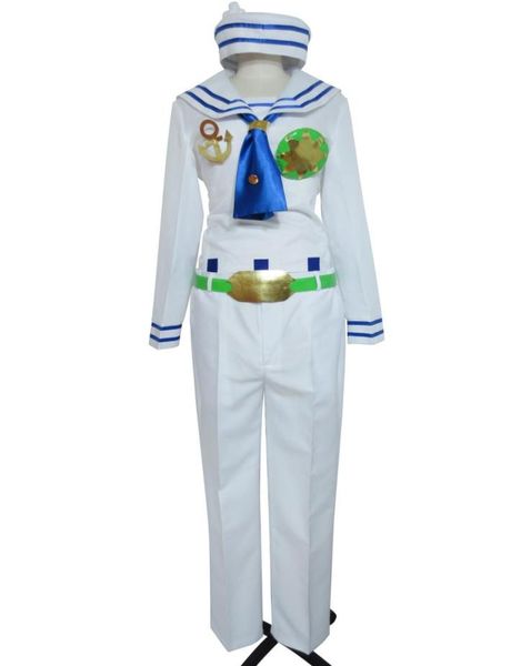 jojo039s bizarre adventure josuke higashikata halloween white sailor uniform cosplay costume5880788, Black
jojo039s bizarre adventure josuke higashikata halloween white sailor uniform cosplay costume5880788, Black