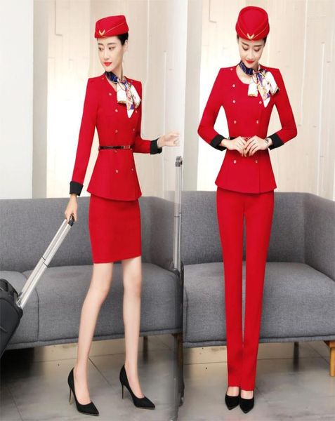 women039s two piece pants izicfly style red airline stewardess clothes women pant suit el reception spa restaurant waitress uni8397711, White
women039s two piece pants izicfly style red airline stewardess clothes women pant suit el reception spa restaurant waitress uni8397711, White