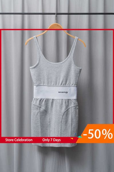 casual dresses aw wang letter suspender women s waist thin elastic tank dress classic design 23ess, Black;gray
casual dresses aw wang letter suspender women s waist thin elastic tank dress classic design 23ess, Black;gray