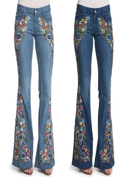 women mom flare jeans vintage embroidery floral print button waist bell bottom denim pants women casual boyfriend jeans 2010126569070, Blue
women mom flare jeans vintage embroidery floral print button waist bell bottom denim pants women casual boyfriend jeans 2010126569070, Blue