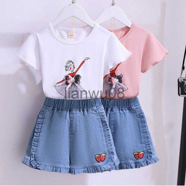 clothing sets kids girls cute clothes suit summer children's clothing cotton shortsleeve denim shorts twopiece set 4 6 8 10 12 14 year, White
clothing sets kids girls cute clothes suit summer children's clothing cotton shortsleeve denim shorts twopiece set 4 6 8 10 12 14 year, White