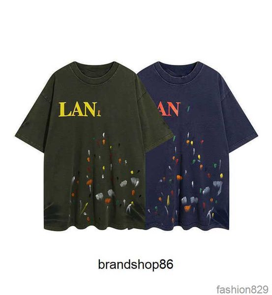 men's t-shirts ss23 designer lanvins letter printing ink splashing color dots short sleeve men's and women's lovers t-shirt t, White;black
men's t-shirts ss23 designer lanvins letter printing ink splashing color dots short sleeve men's and women's lovers t-shirt t, White;black