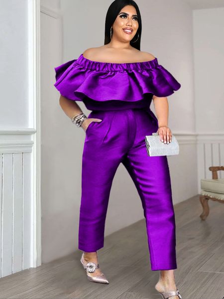 women's plus size pants 2 piece set women shiny crop y2k summer bare shoulder ruffles sweet blouse long pocket suit for ladies 2023 23, Black
women's plus size pants 2 piece set women shiny crop y2k summer bare shoulder ruffles sweet blouse long pocket suit for ladies 2023 23, Black