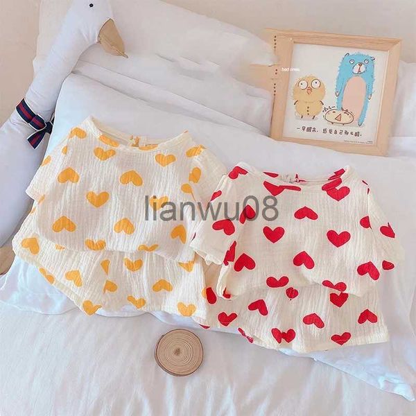 clothing sets milancel 2022 summer new girls suit love breathable gauze cotton tshirt shorts 2 pcs set x0803, White
clothing sets milancel 2022 summer new girls suit love breathable gauze cotton tshirt shorts 2 pcs set x0803, White