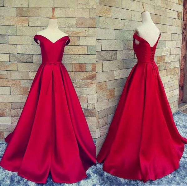 offtheshoulder aline satin prom dresses with pleats lace up back simple evening dress vestidos de gala largos4866141, Black
offtheshoulder aline satin prom dresses with pleats lace up back simple evening dress vestidos de gala largos4866141, Black