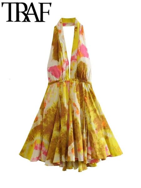 plus size dresses traf thin summer printed women mini dress deep v neck sleeveless backless a line female halter y2k 2023 230803, Black
plus size dresses traf thin summer printed women mini dress deep v neck sleeveless backless a line female halter y2k 2023 230803, Black