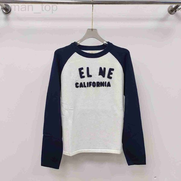 women's t-shirt designer nanyou clothing ce home sticker letter sweater autumn and winter new color contrast raglan sleeve sleeves knit, White
women's t-shirt designer nanyou clothing ce home sticker letter sweater autumn and winter new color contrast raglan sleeve sleeves knit, White