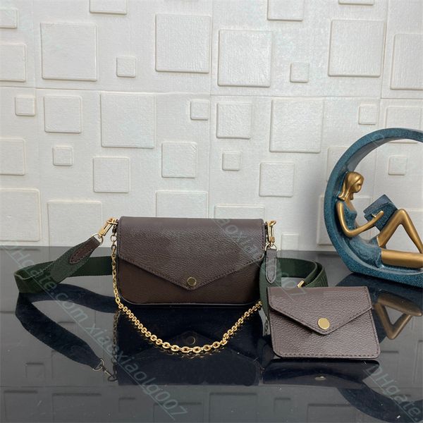 designer famous m80091 2 pcs set purses shoulders bag women's fashion f e licie strap handbag genuine leather chain cross body bags clu
designer famous m80091 2 pcs set purses shoulders bag women's fashion f e licie strap handbag genuine leather chain cross body bags clu