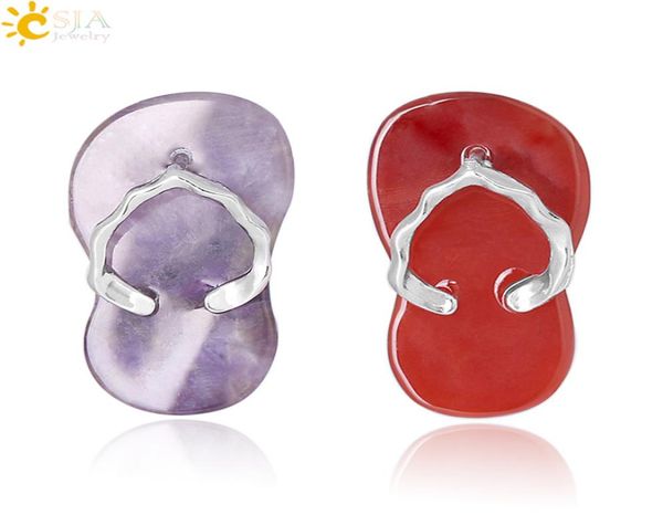 csja women slipper shoe pendant natural stone tiger eye red agate aventurine crystal quartz summer sandals pendants jewelry for gi7260116, Bronze;silver
csja women slipper shoe pendant natural stone tiger eye red agate aventurine crystal quartz summer sandals pendants jewelry for gi7260116, Bronze;silver