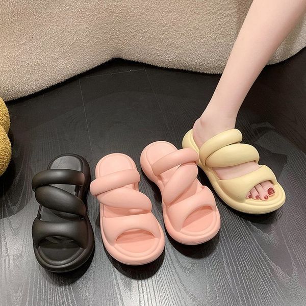 slippers thick soled slipper's summer fashion comfortable simple outdoor stepping on shit feeling 2023outdoor sandals 230803, Black
slippers thick soled slipper's summer fashion comfortable simple outdoor stepping on shit feeling 2023outdoor sandals 230803, Black