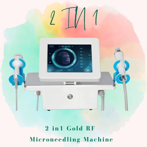 2 in 1 gold rf microneedling machine stretch mark scarring remove face lifting body tighten radio frequency fractional microneedling machine
2 in 1 gold rf microneedling machine stretch mark scarring remove face lifting body tighten radio frequency fractional microneedling machine