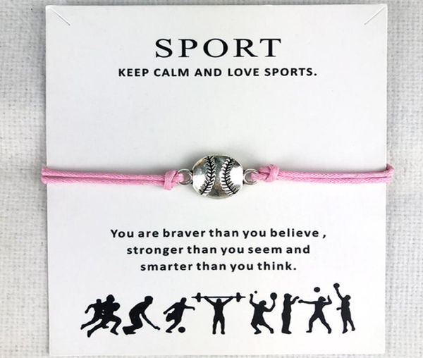 10pcslot baseball softball charm wax cords bracelets sports women men boys girls fashion jewelry friendship jewelry gift9601372, Golden;silver
10pcslot baseball softball charm wax cords bracelets sports women men boys girls fashion jewelry friendship jewelry gift9601372, Golden;silver