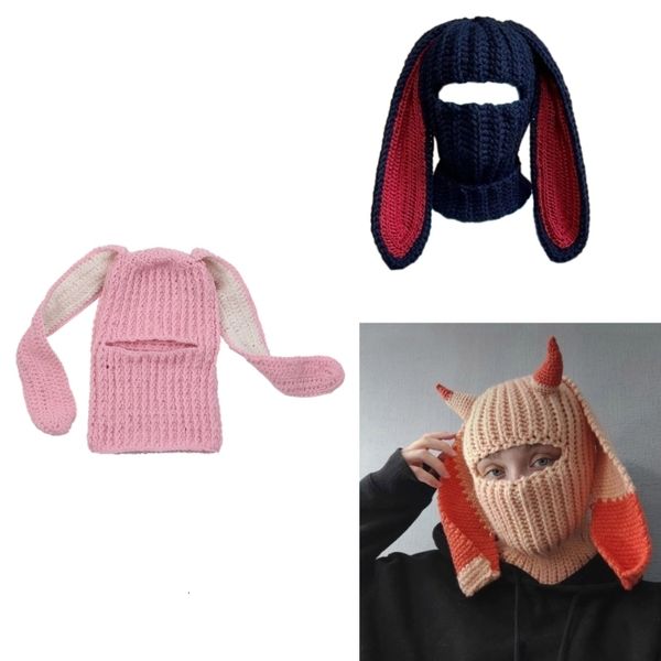 wide brim hats bucket halloween balaclava long bunny ears hat funny beanie rabbit skullies ear 230804, Blue;gray
wide brim hats bucket halloween balaclava long bunny ears hat funny beanie rabbit skullies ear 230804, Blue;gray
