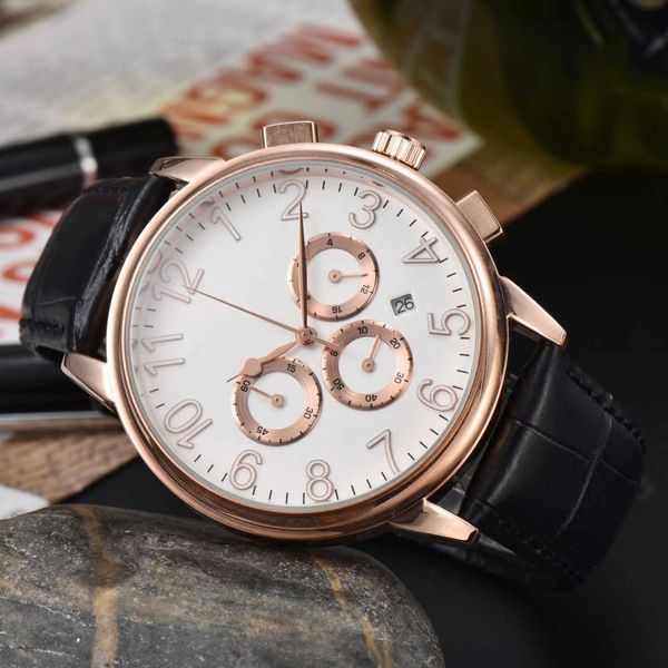 watches quartz watch 6-pin fully functional quartz watch, Silver