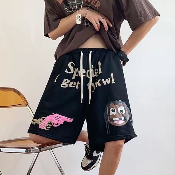 women's short oversize sport cycling cartoon black streetwear drawstring high waist summer harajuku y2k korean aesthetic clothing 23080, White;black
women's short oversize sport cycling cartoon black streetwear drawstring high waist summer harajuku y2k korean aesthetic clothing 23080, White;black