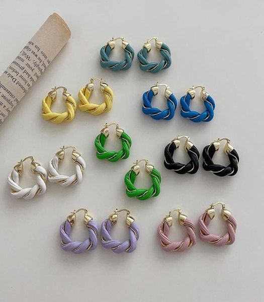hoop huggie 2021 trendy leather metal colorful ed weave geometric circle earrings gold color for women girls party travel j1077649, Golden;silver
hoop huggie 2021 trendy leather metal colorful ed weave geometric circle earrings gold color for women girls party travel j1077649, Golden;silver