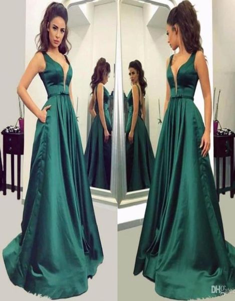 2018 elegant dark green a line evening dresses v neck long prom dresses with pockets simple satin formal evening dresses for women2650342, Black;red
2018 elegant dark green a line evening dresses v neck long prom dresses with pockets simple satin formal evening dresses for women2650342, Black;red