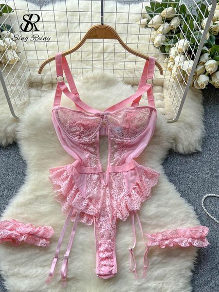 skirt singreiny shapewear lace lingerie bodysuit hollow out transparent slim sensual rompers sweet erotic sheer playsuits 230803, Red;black
skirt singreiny shapewear lace lingerie bodysuit hollow out transparent slim sensual rompers sweet erotic sheer playsuits 230803, Red;black